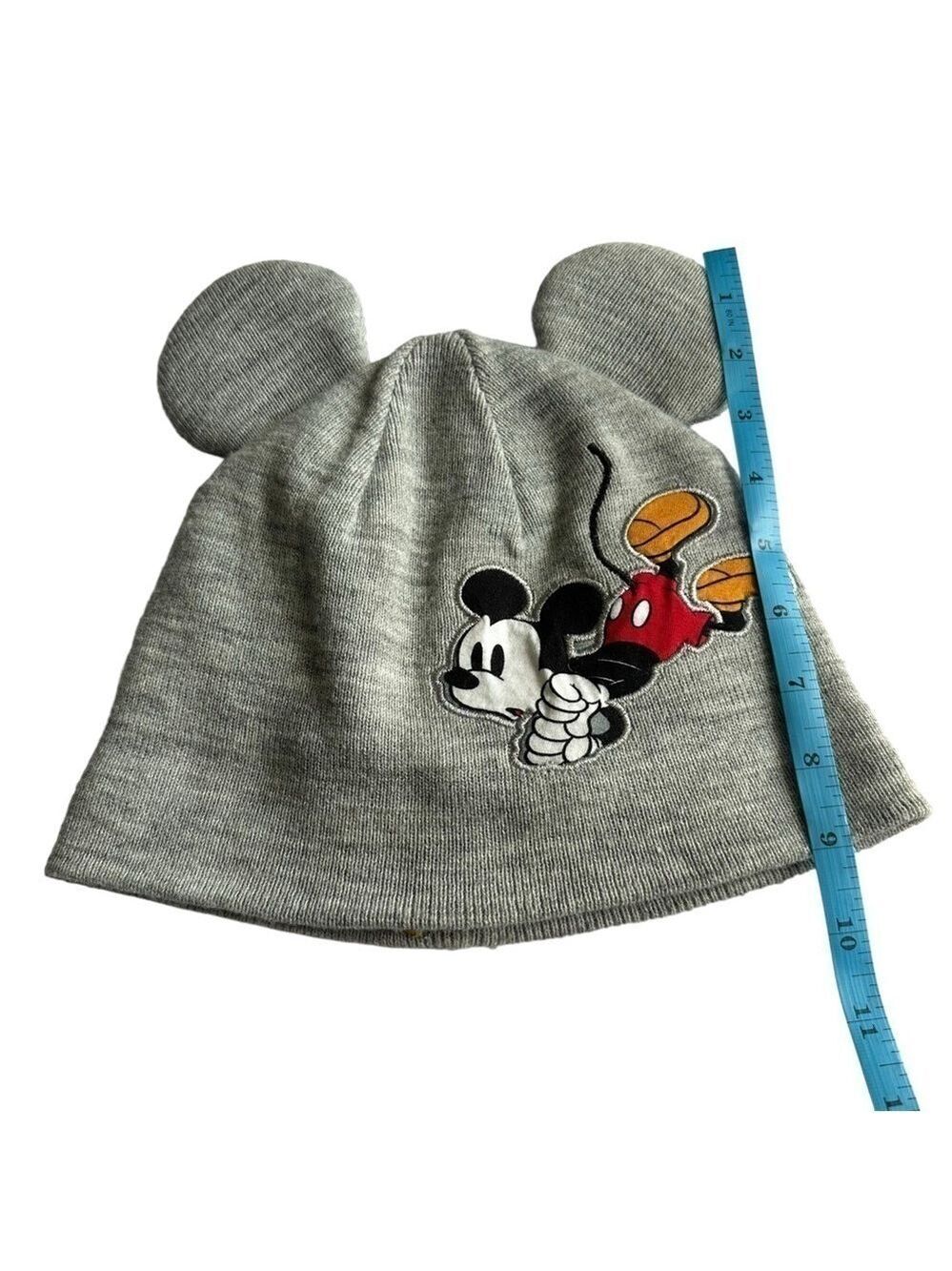 Disney Mickey Ears‎ Gray Knit Hat Kids M/L 7-10 yrs - Picture 6 of 6